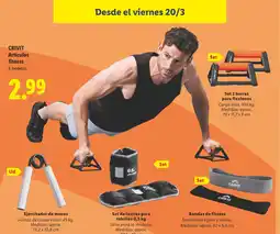 Lidl CRIVIT Artículos fitness oferta
