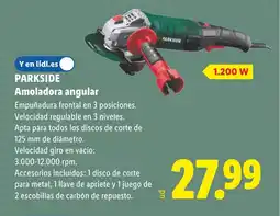 Lidl PARKSIDE Amoladora angular oferta