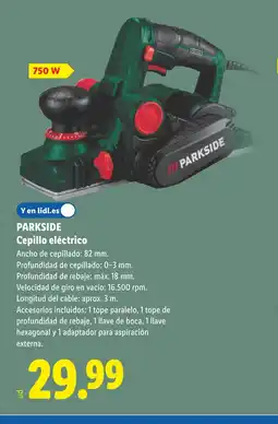 Lidl PARKSIDE Cepillo eléctrico oferta