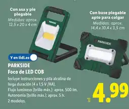 Lidl PARKSIDE Foco de LED COB oferta