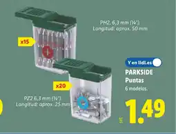 Lidl PARKSIDE Puntas oferta
