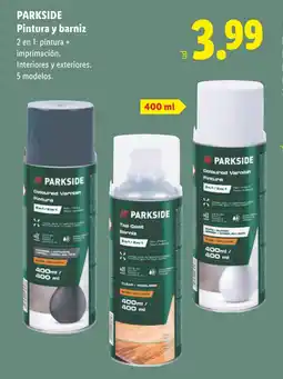 Lidl PARKSIDE Pintura y barniz oferta