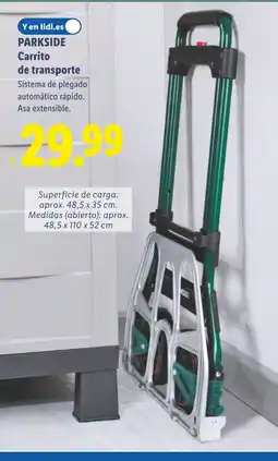 Lidl PARKSIDE Carrito de transporte oferta