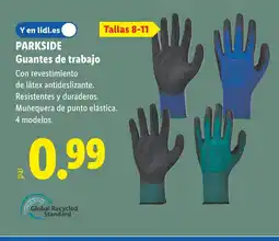 Lidl PARKSIDE Guantes de trabajo oferta
