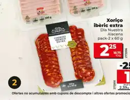 Dia DIA NUESTRA ALACENA Xoriço ibèric extra oferta