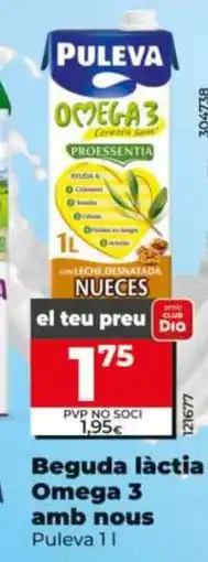 Dia PULEVA Beguda làctia Omega 3 amb nous oferta