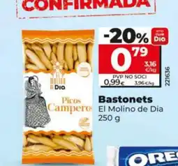 Dia EL MOLINO DE DIA Bastonets oferta