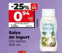 Dia DIA SALSEO Salsa de iogurt oferta