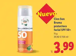 Lidl CIEN SUN Bruma protectora/protet facial oferta