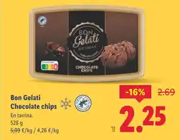 Lidl BON GELATI Chocolate chips oferta