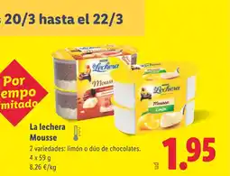 Lidl LA LECHERA Mousse oferta
