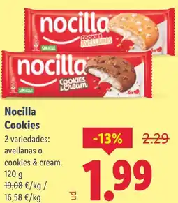 Lidl NOCILLA Cookies oferta