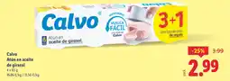 Lidl CALVO Atún en aceite de girasol oferta