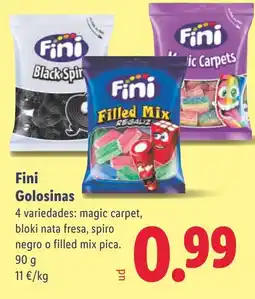 Lidl FINI Golosinas oferta