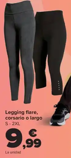 Carrefour Legging flare, corsario o largo oferta