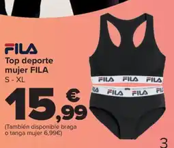 Carrefour FILA Top deporte mujer oferta