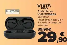 Carrefour VIETɅ PRO Auriculares VHP-TW68BK oferta