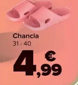 Carrefour Chancla 31-40 oferta
