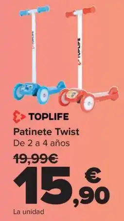 Carrefour TOPLIFE Patinete Twist oferta