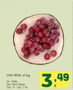 HiperDino Uva roja oferta