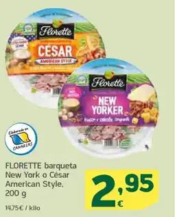 HiperDino FLORETTE barqueta New York o César American Style, oferta