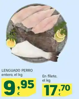 HiperDino Lenguado perro oferta