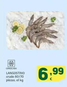HiperDino Langostino crudo 60/70 oferta
