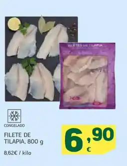 HiperDino Filete de tilapia oferta
