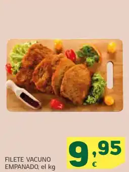 HiperDino Filete vacuno empanado oferta