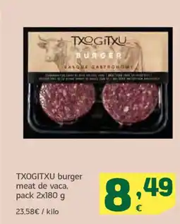 HiperDino TXOGITXU burger meat de vaca oferta
