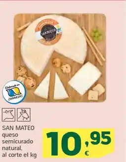 HiperDino SAN MATEO queso semicurado natural oferta