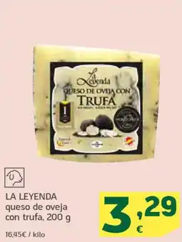 HiperDino LA LEYENDA queso de oveja con trufa oferta