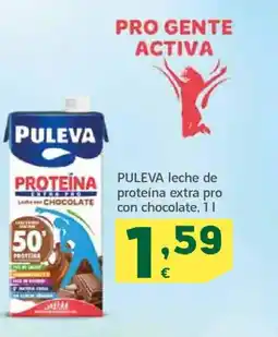 HiperDino PULEVA leche de proteína extra pro con chocolate oferta
