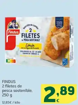 HiperDino FINDUS 2 filetes de pesca sostenible oferta