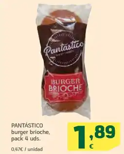 HiperDino PANTÁSTICO burger brioche oferta