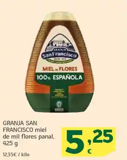 HiperDino GRANJA SAN FRANCISCO miel de mil flores panal oferta