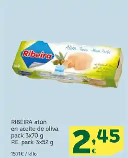 HiperDino RIBEIRA atún en aceite de oliva oferta