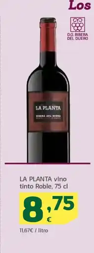 HiperDino LA PLANTA vino tinto Roble oferta