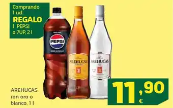HiperDino AREHUCAS ron oro o blanco oferta