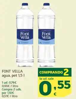 HiperDino FONT VELLA agua oferta