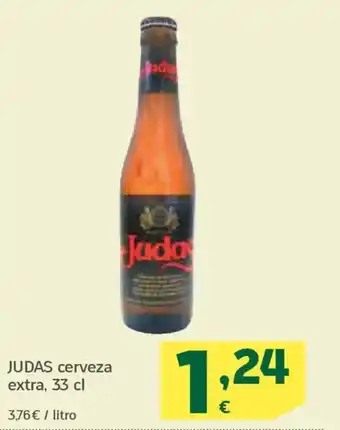 HiperDino JUDAS cerveza extra oferta