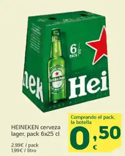 HiperDino HEINEKEN cerveza lager oferta