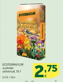 HiperDino ECOTERRAFLOR sustrato universal oferta