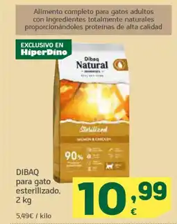 HiperDino DIBAQ para gato esterilizado oferta