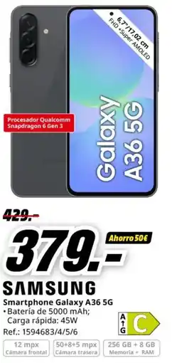 MediaMarkt SAMSUNG Smartphone Galaxy A36 5G oferta