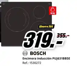 MediaMarkt BOSCH Encimera inducción PUJ631BB5E oferta