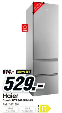 MediaMarkt HAIER Combi HTR3620DNMG oferta