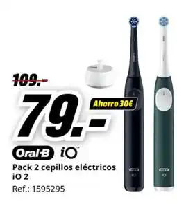 MediaMarkt ORAL-B Pack 2 cepillos eléctricos iO 2 oferta