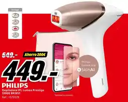 MediaMarkt PHILIPS Depiladora IPL Lumea Prestige S9900 BRI951 oferta