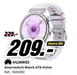 MediaMarkt HUAWEI Smartwatch Watch GT6 41mm oferta